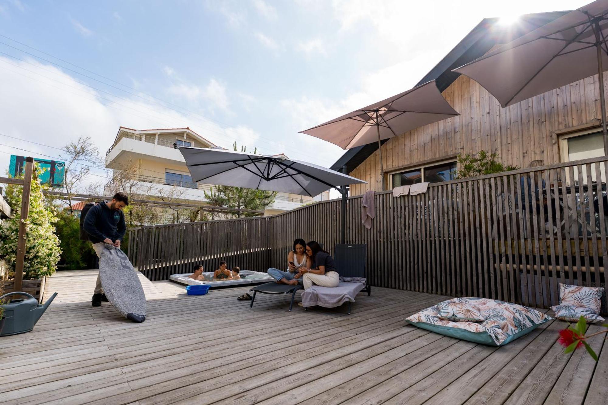 Ted Surf House Bed & Breakfast Capbreton Eksteriør bilde